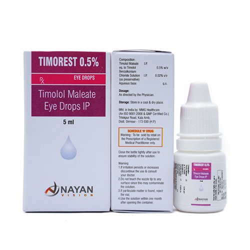 TIMOLOL MALEATE 0.5% EYE DROPS