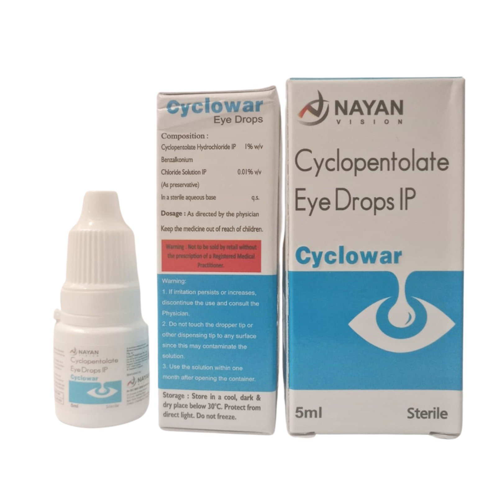 CYCOPENTOLATE 1% EYE DROPS