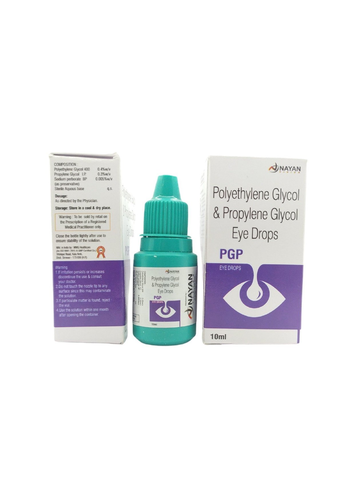 PGP - Polyethylene Glycol 0.4% Propylene Glycol 0.3%  Eye Drops