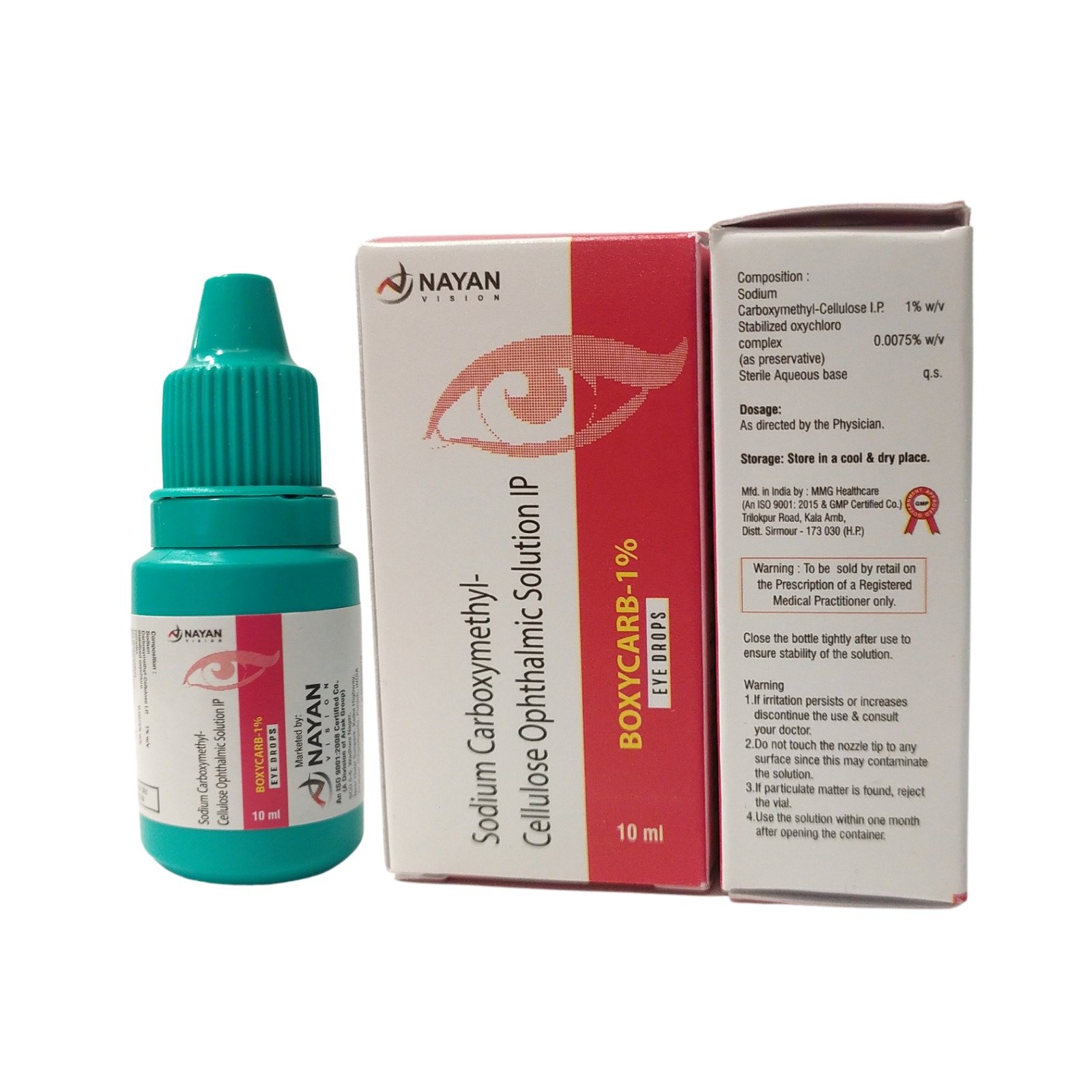 CARBOXYMETHYL- CELLOLOSE 1% EYE DROPS MANUFACTURER