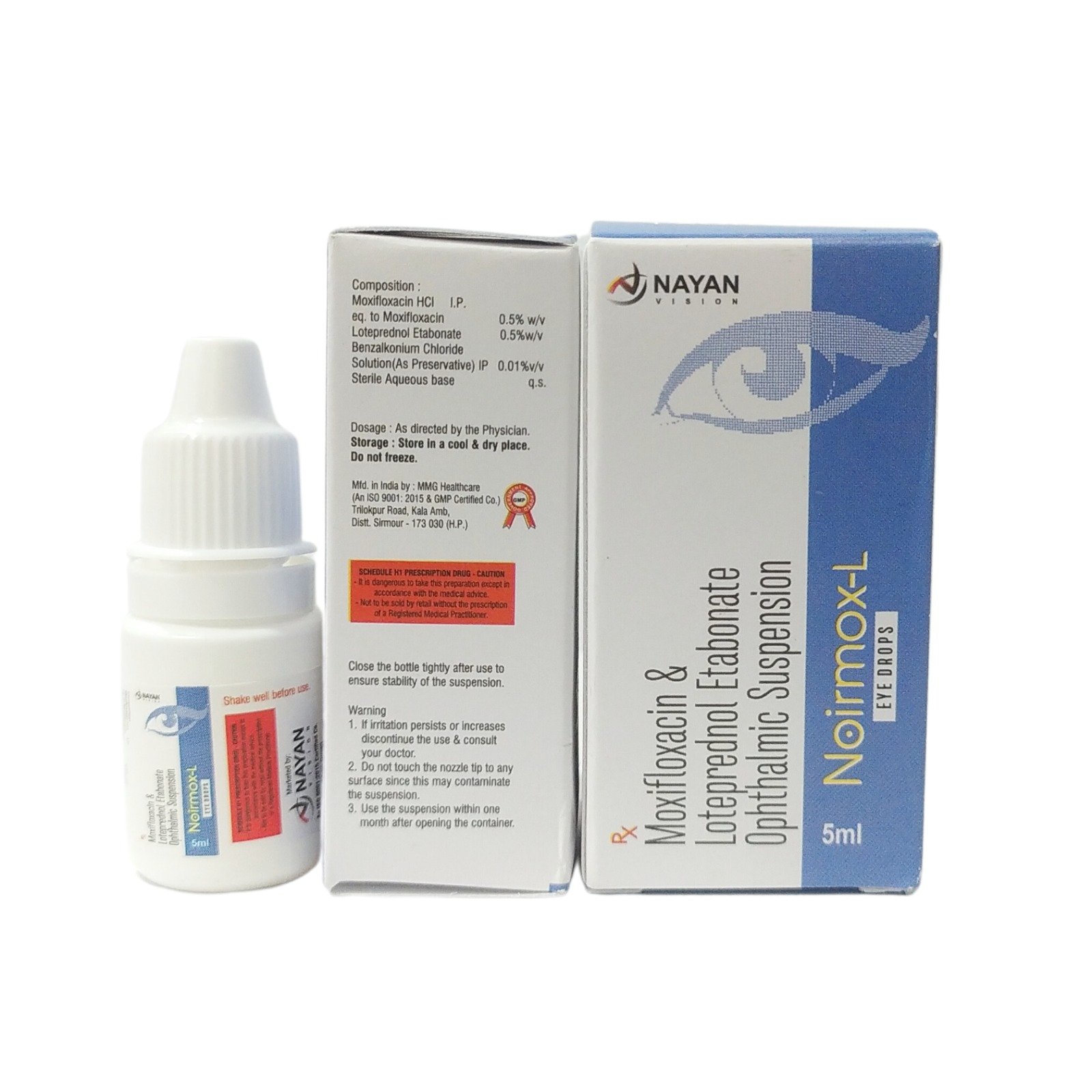 MOXIFLOXACIN & LOTEPREDNOL ETABONATE Eye Drops / NOIRMOX-L