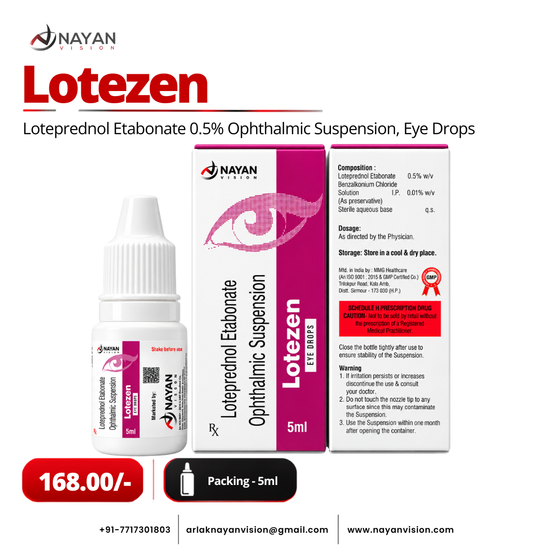 Lotezen Eye Drops | Loteprednol Etabonate 0.2%