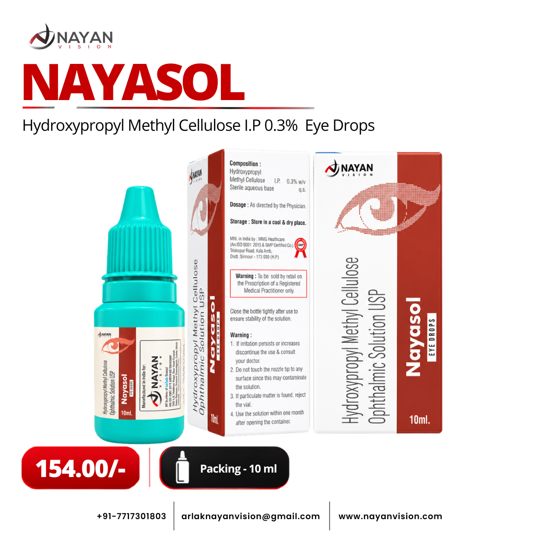 Nayasol Eye Drops | Hydroxypropyl Methylcellulose 0.3%