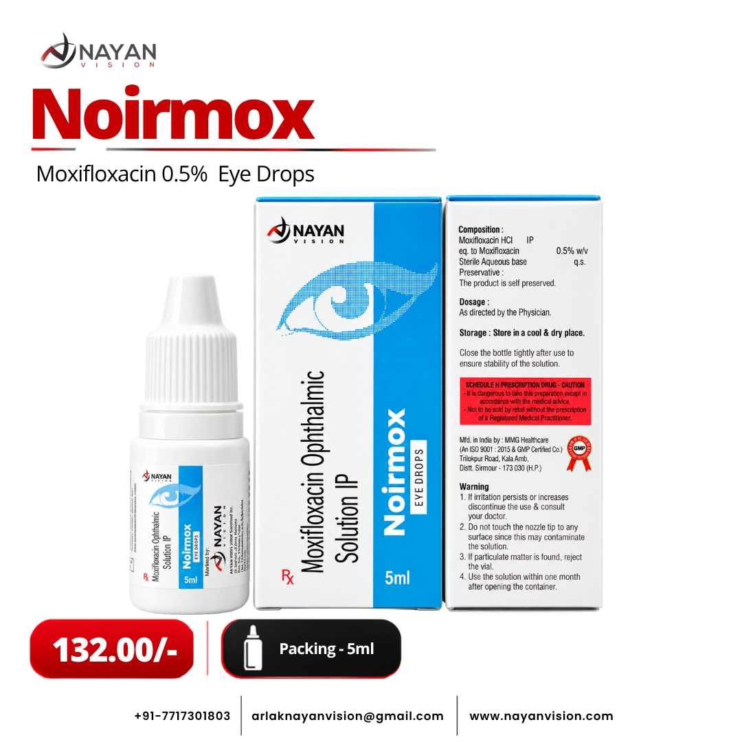 Noirmox Eye Ointment | Moxifloxacin 0.5%