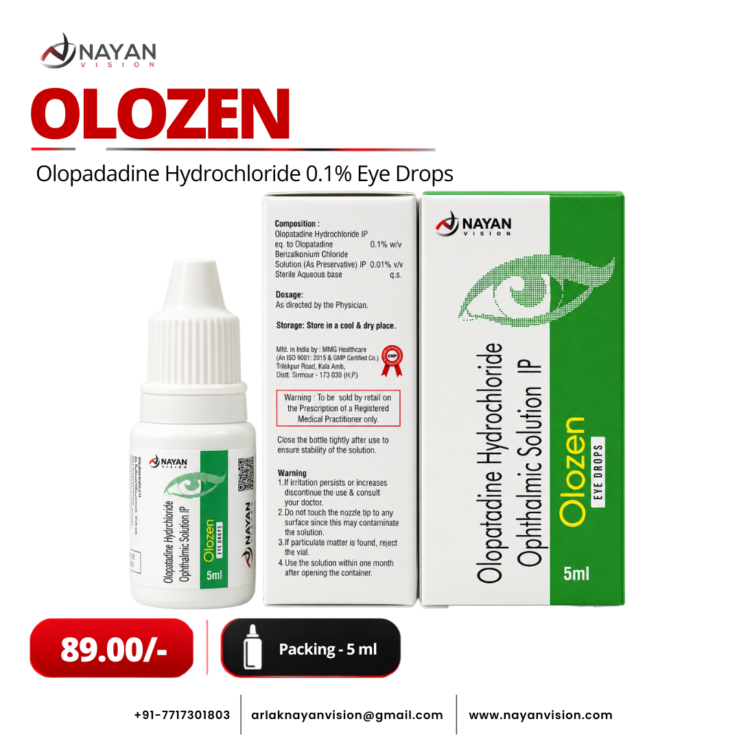 Olozen Eye Drops | Olopatadine Hydrochloride 0.1%