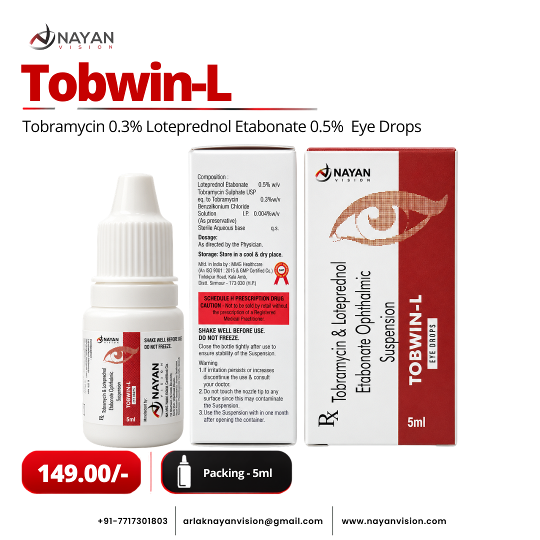 Tobwin-L Eye Drops | Tobramycin & Loteprednol