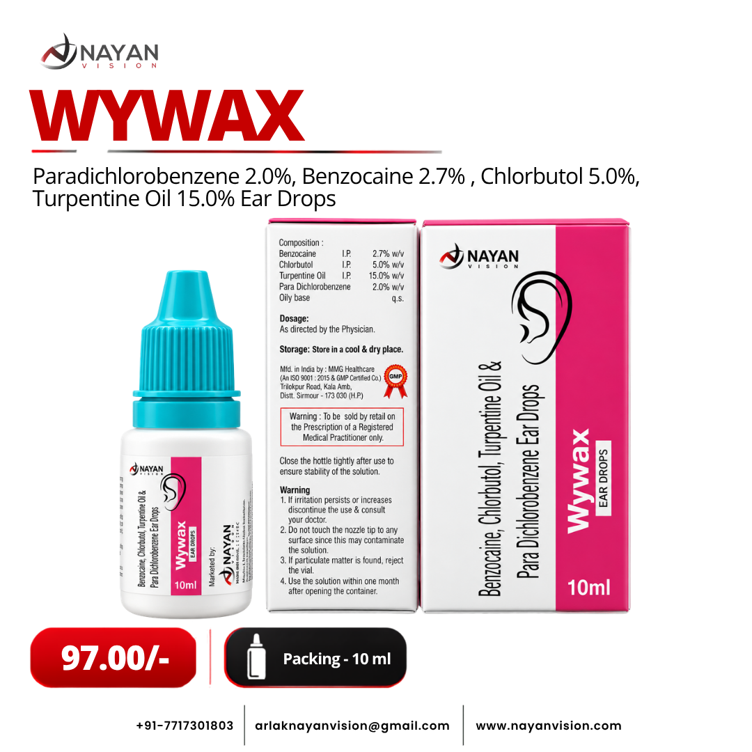 WYWAX Ear Drops | Ear Wax Removal & Ear Hygiene Drops